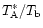 $T^*_{\rm A}/T_{\rm b}$