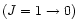 $(J=1 \rightarrow 0)$