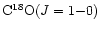 ${\rm C^{18}O}(J=1{-}0)$