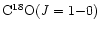 ${\rm C^{18}O({\it J}=1 {-} 0)}$
