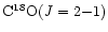 ${\rm C^{18}O({\it J}=2 {-} 1)}$