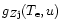 $g_{Z{\rm j}}(T_{\rm e},u)$