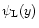 $\psi_{\rm L}(y)$