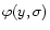 $\varphi(y,\sigma)$