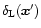 $\delta_{\rm L}({\vec x'})$
