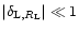 $\vert\delta_{{\rm L},R_{\rm L}}\vert \ll 1$