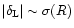 $\vert\delta_{\rm L}\vert \sim \sigma(R)$