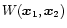$W({\vec x}_1,{\vec x}_2)$