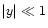 $\vert y\vert \ll 1$