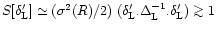 $S[\delta_{\rm L}'] \simeq (\sigma^2(R)/2) \; (\delta_{\rm L}' . \Delta_{\rm L}^...
...r{\offinterlineskip\halign{\hfil$\scriptscriptstyle ...