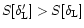 $S[\delta_{\rm L}'] > S[\delta_{\rm L}]$