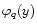 $\varphi_q(y)$