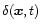 $\delta({\vec x},t)$