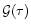 ${\cal G}(\tau)$