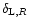 $\delta_{{\rm L},R}$