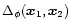 $\Delta_{\phi}({\vec x}_1,{\vec x}_2)$