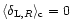 $\langle\delta_{{\rm L},R} \rangle_{\rm c}=0$