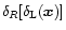 $\delta_{R}[\delta_{\rm L}({\vec x})]$