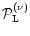 ${\cal P}_{\rm L}^{(\nu)}$