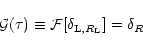 \begin{displaymath}%
{\cal G}(\tau) \equiv {\cal F}[\delta_{{\rm L},R_{\rm L}}] = \delta_{R}
\end{displaymath}