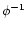 $\phi^{-1}$