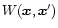 $W({\vec x},{\vec x'})$