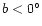 $b< 0^{\circ }$