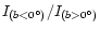 $I_{ {\rm (} b < 0^{\circ } {\rm )} } /I_{ {\rm (} b > 0^{\circ } {\rm )} }$