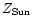 $Z_{{\rm Sun}}$