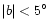 $\vert
b\vert < 5^{\circ}$