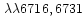 $\,\lambda\lambda6716,6731$