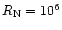 $R_{\rm N}=10^{6}$