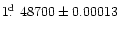 $1\hbox{$.\!\!^{\rm d}$ }48700\pm0.00013$