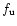$f_{\rm u}$