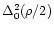 $\Delta_0^2(\rho/2)$