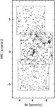 \begin{figure}
\par\includegraphics[width=6.8cm,clip]{ac118_xy.ps}\end{figure}