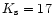 $K_{\rm s}=17$