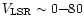 $V_{\rm LSR} \sim 0{-}80$
