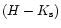 $(H-K_{\rm s})$