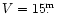 $V=15\hbox{$.\!\!^{\rm m}$ }$