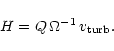 \begin{displaymath}%
H=Q\,\Omega^{-1}\,v_{\rm turb}.
\end{displaymath}