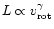 $L \propto v_{\rm rot}^{\gamma}$