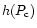 $h(P_{\rm c})$