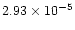$2.93\times 10^{-5}$