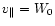 $v_{\Vert}=W_0$