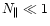 $N_{\Vert}\ll 1$