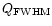 $Q_{\rm FWHM}$
