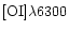 $\rm [OI] \lambda{6300}$