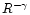 $R^{-\gamma}$