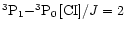 ${\rm ^{3}P_{1}}{-}{\rm ^{3}P_{0}\,[CI]}/J=2$